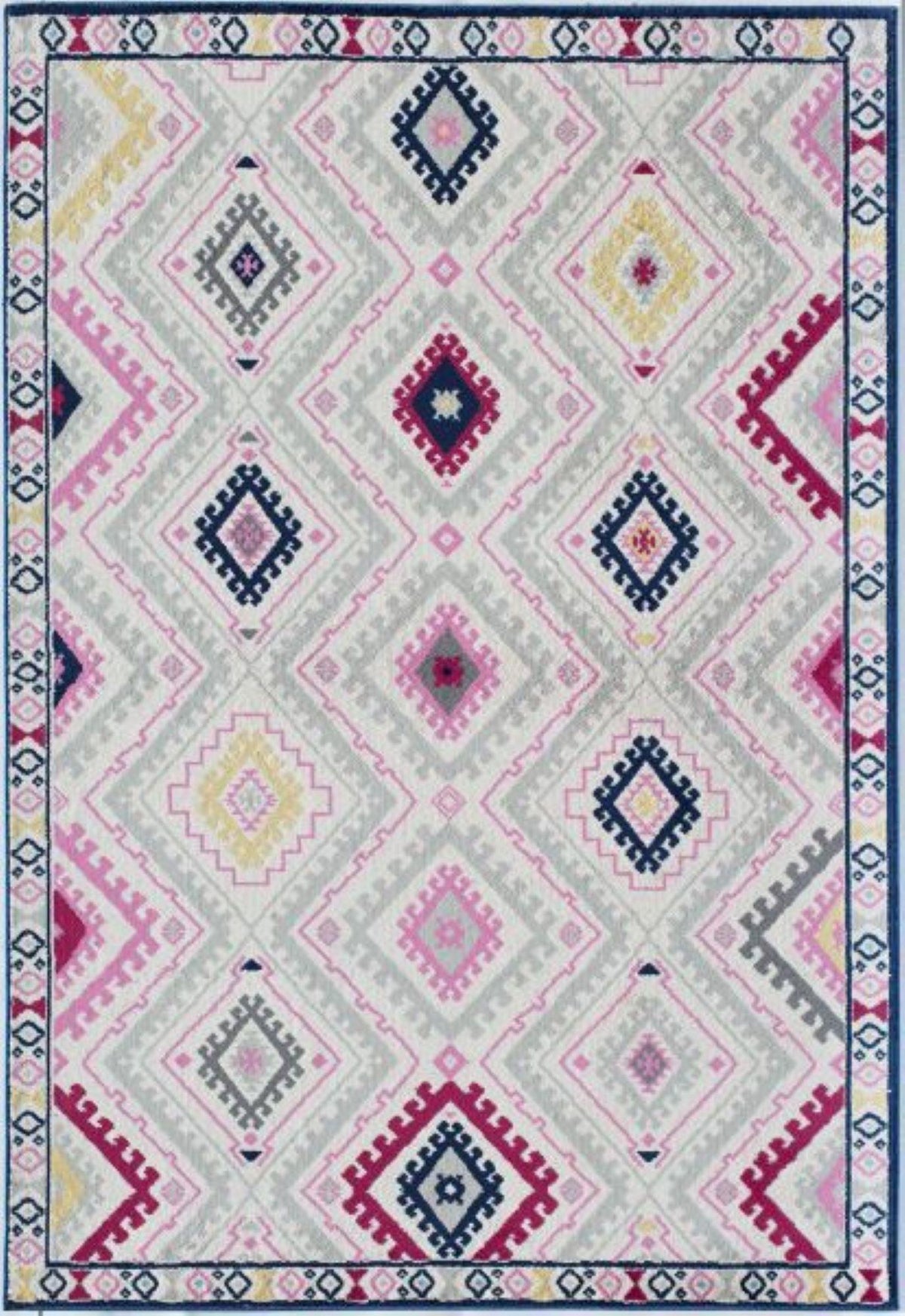 Little Seeds Serenity Boho Rug  8 x 10 - Navy
