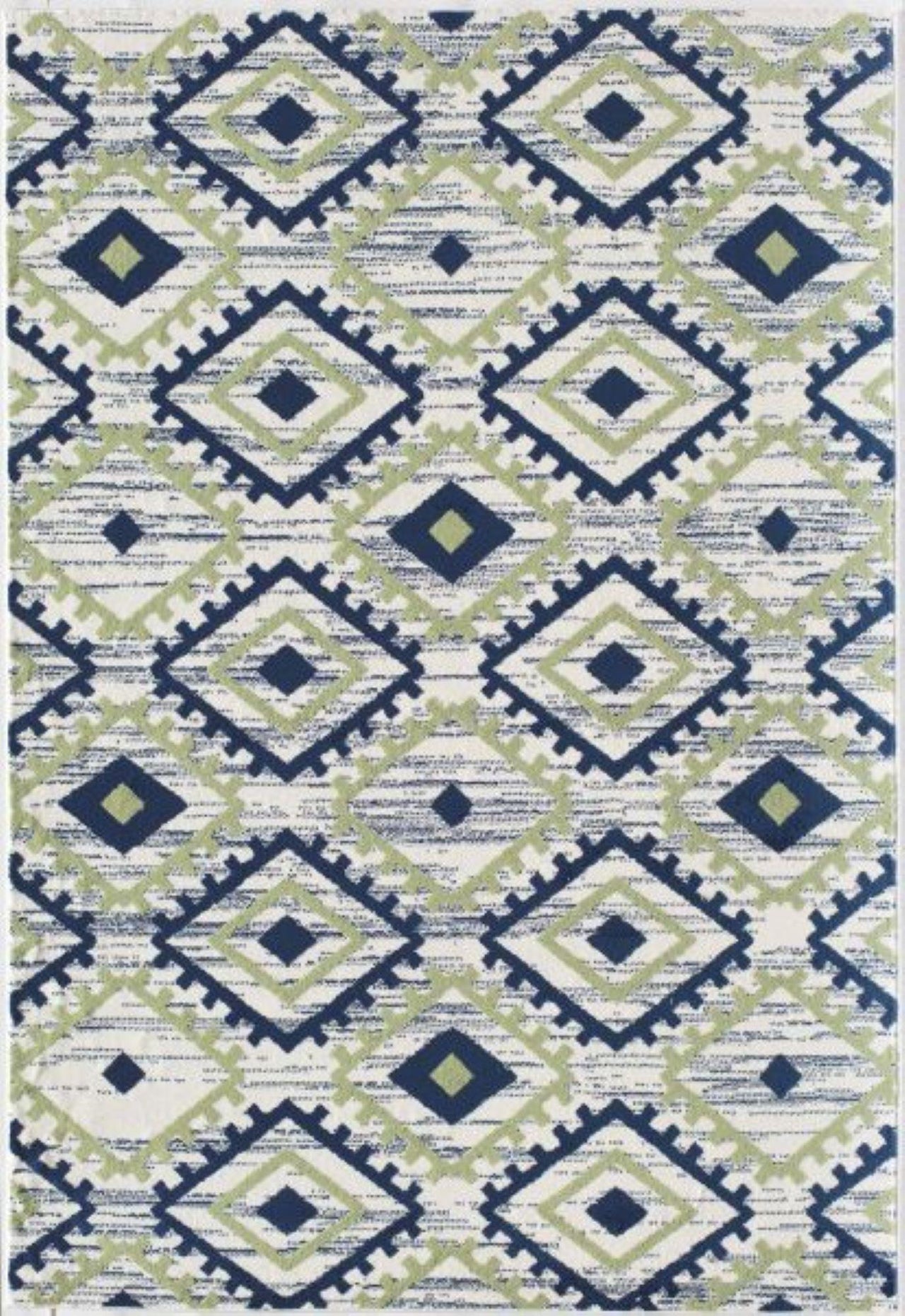 Little Seeds Serenity Ikat Rug Ivory 8 x 10 - Ivory