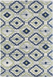 Little Seeds Serenity Ikat Rug Ivory 5 x 7 - Ivory