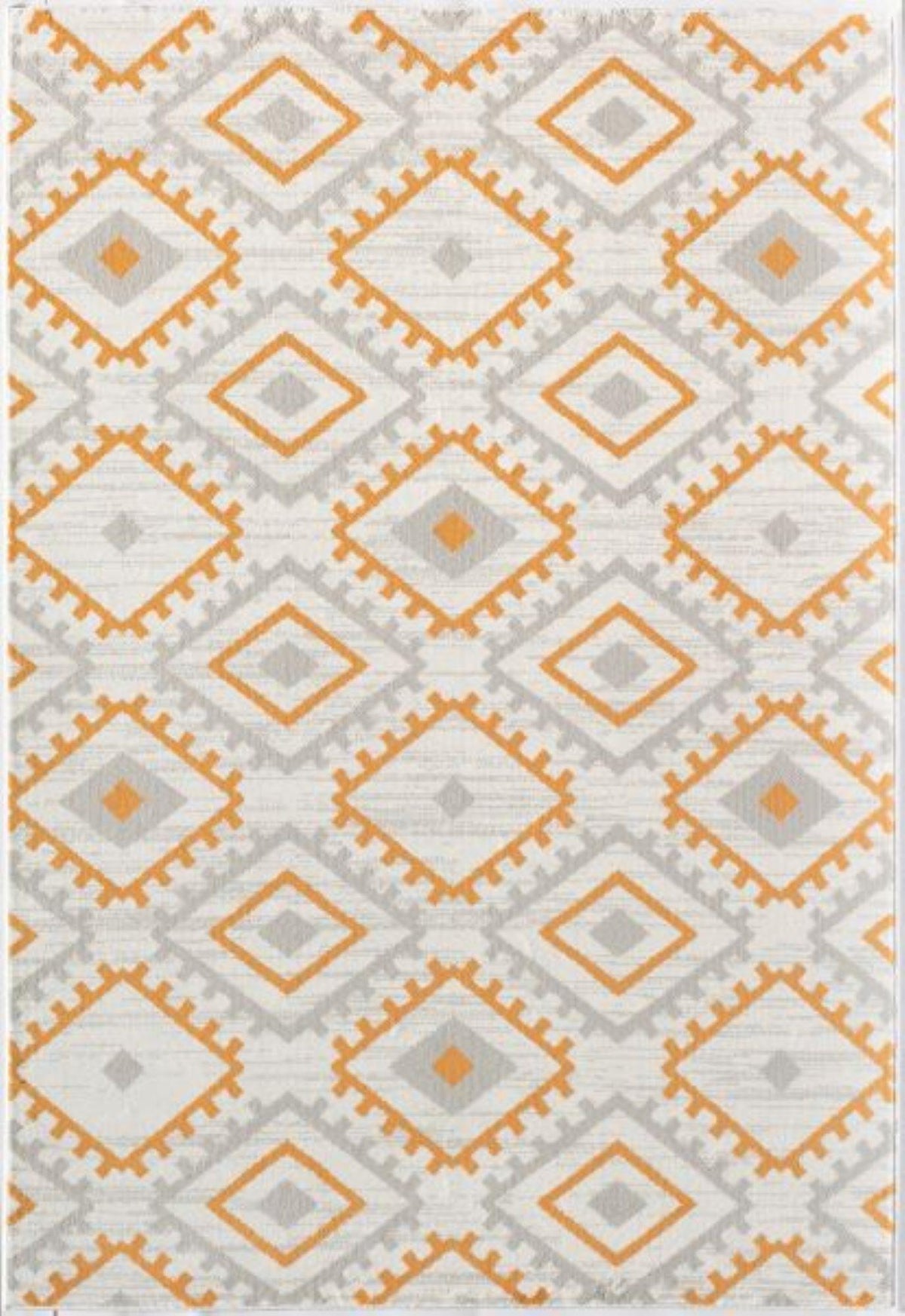 Little Seeds Serenity Ikat  Rug Rust 5 x 7 - Rustic