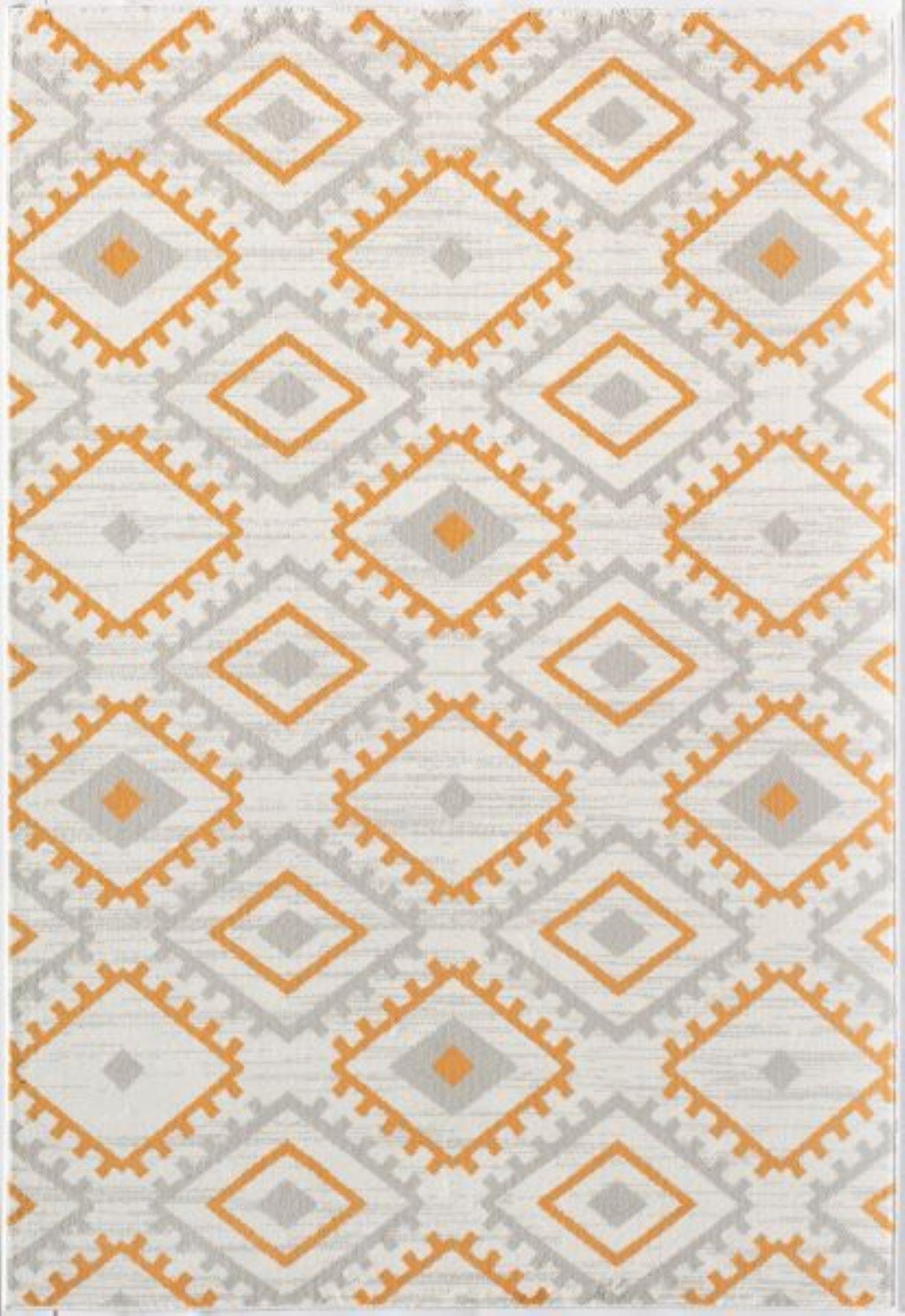 Little Seeds Serenity Ikat  Rug Rust 5 x 7 - Rustic