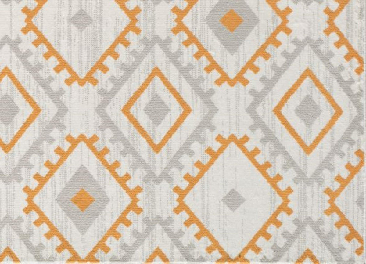 Little Seeds Serenity Ikat  Rug Rust 5 x 7 - Rustic
