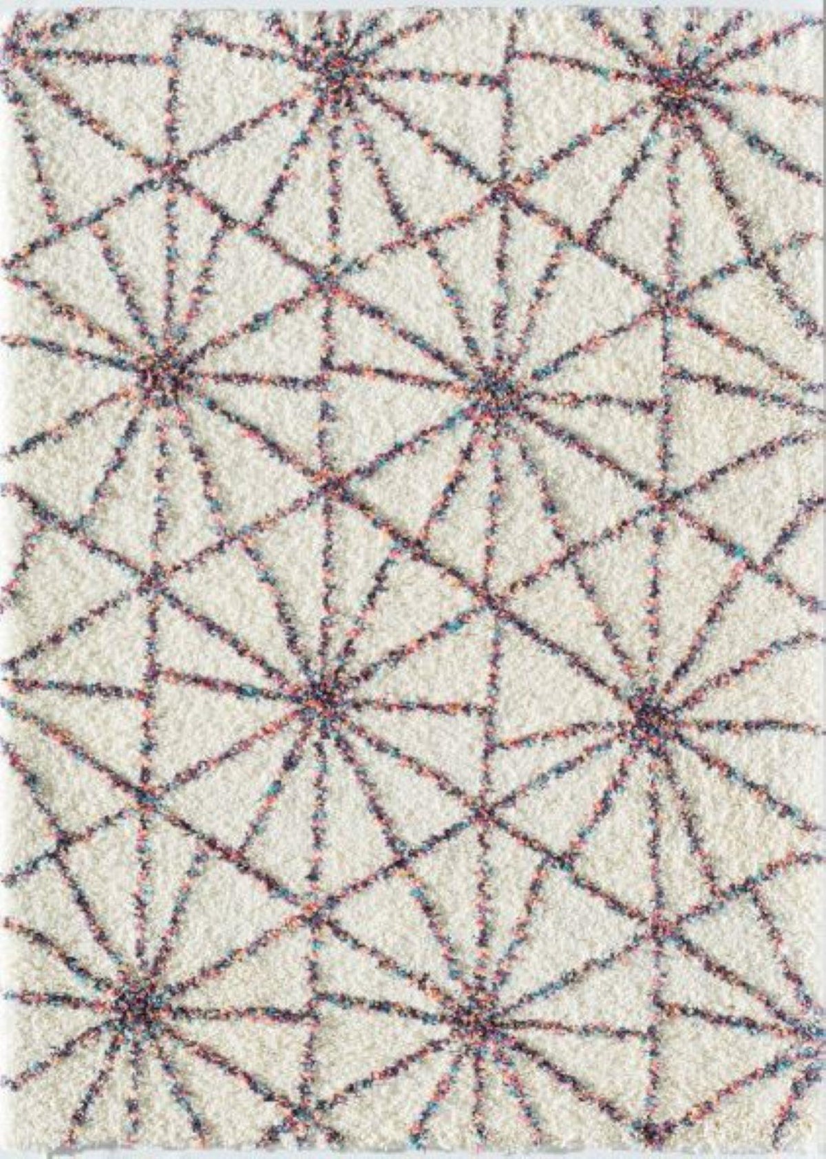 Little Seeds Mod Starstruck Rug White  8 x 10 - White