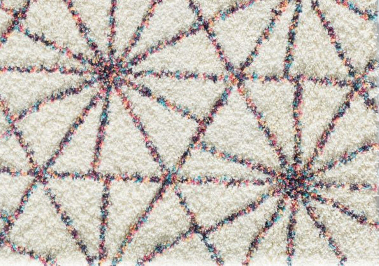 Little Seeds Mod Starstruck Rug White  8 x 10 - White