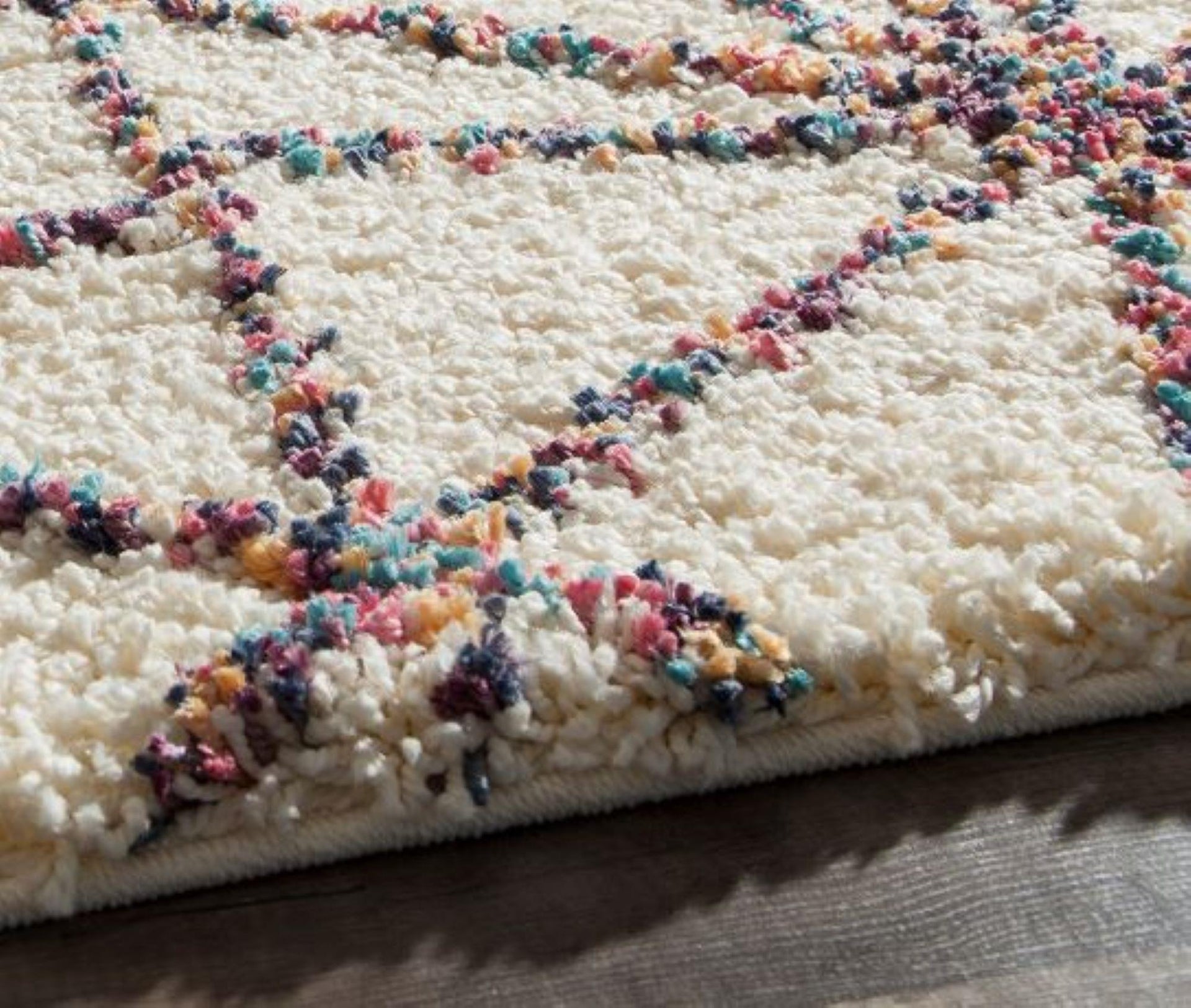 Little Seeds Mod Starstruck Rug White  8 x 10 - White