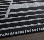 Little Seeds Serenity Latitude Rug Black 5 x 7 - Black