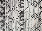 Little Seeds Serenity Vintage Rug Wht/Blk 5 x 7 - White/Black