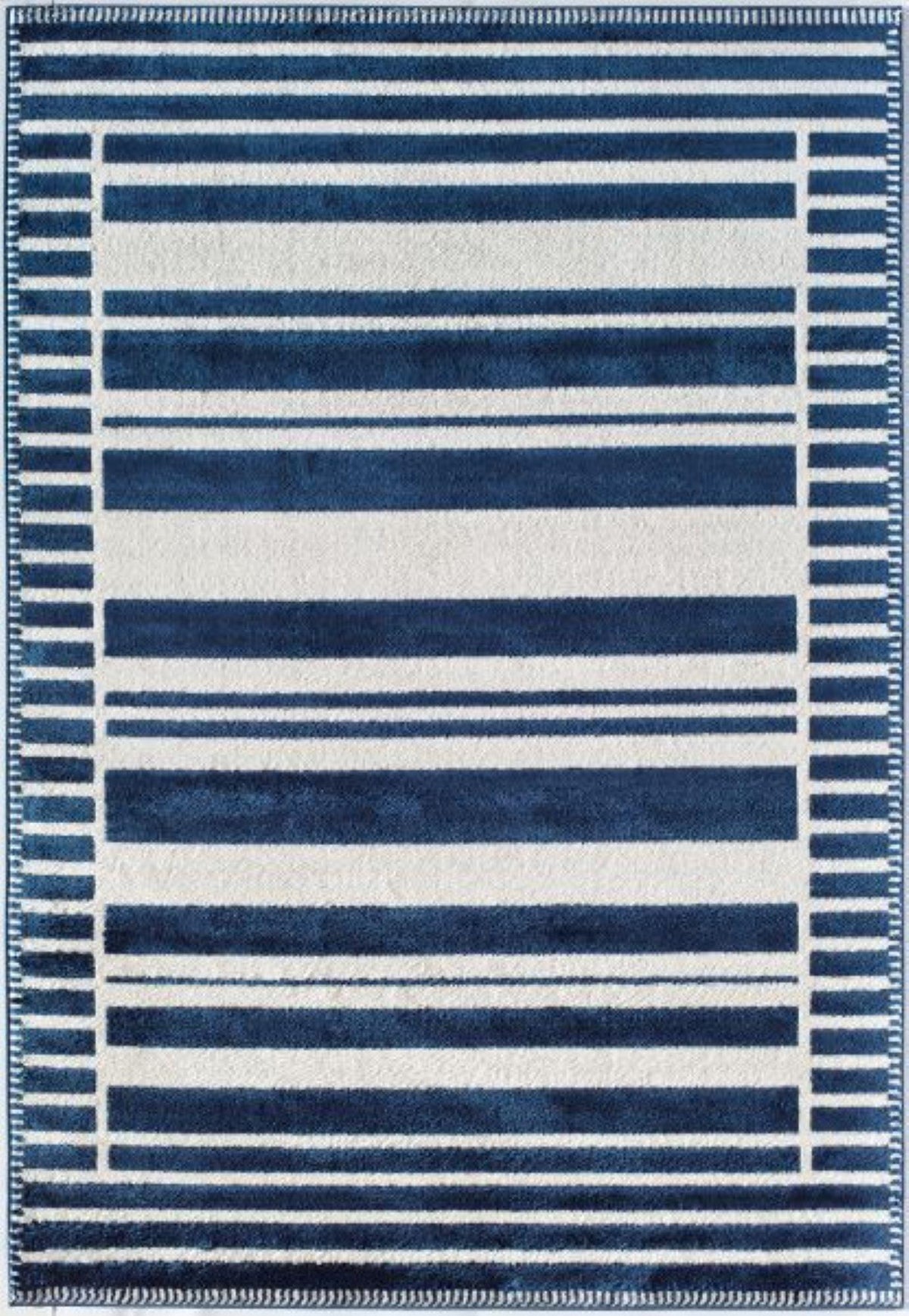 Little Seeds Serenity Latitude Rug Navy 5 x 7 - Navy