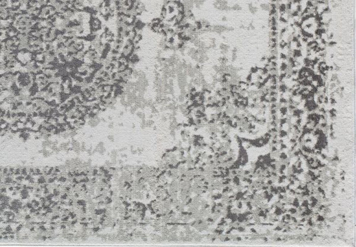 Little Seeds Serenity Emblem Rug Gray 5 x 7 - Gray