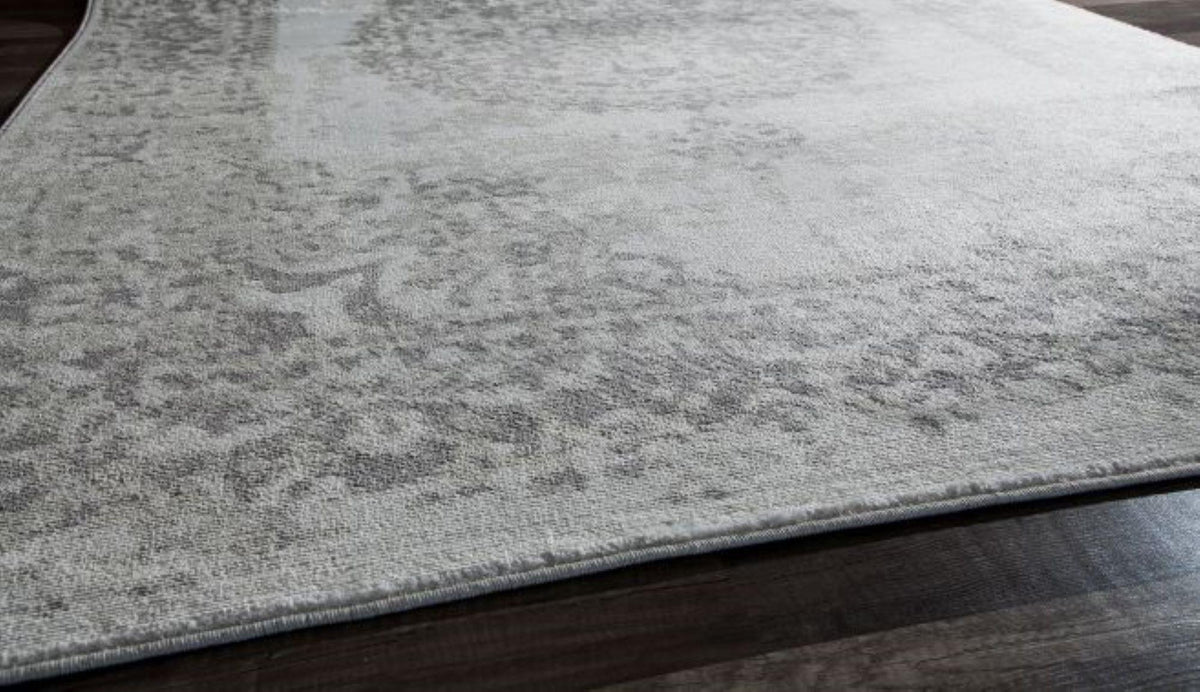 Little Seeds Serenity Emblem Rug Gray 5 x 7 - Gray