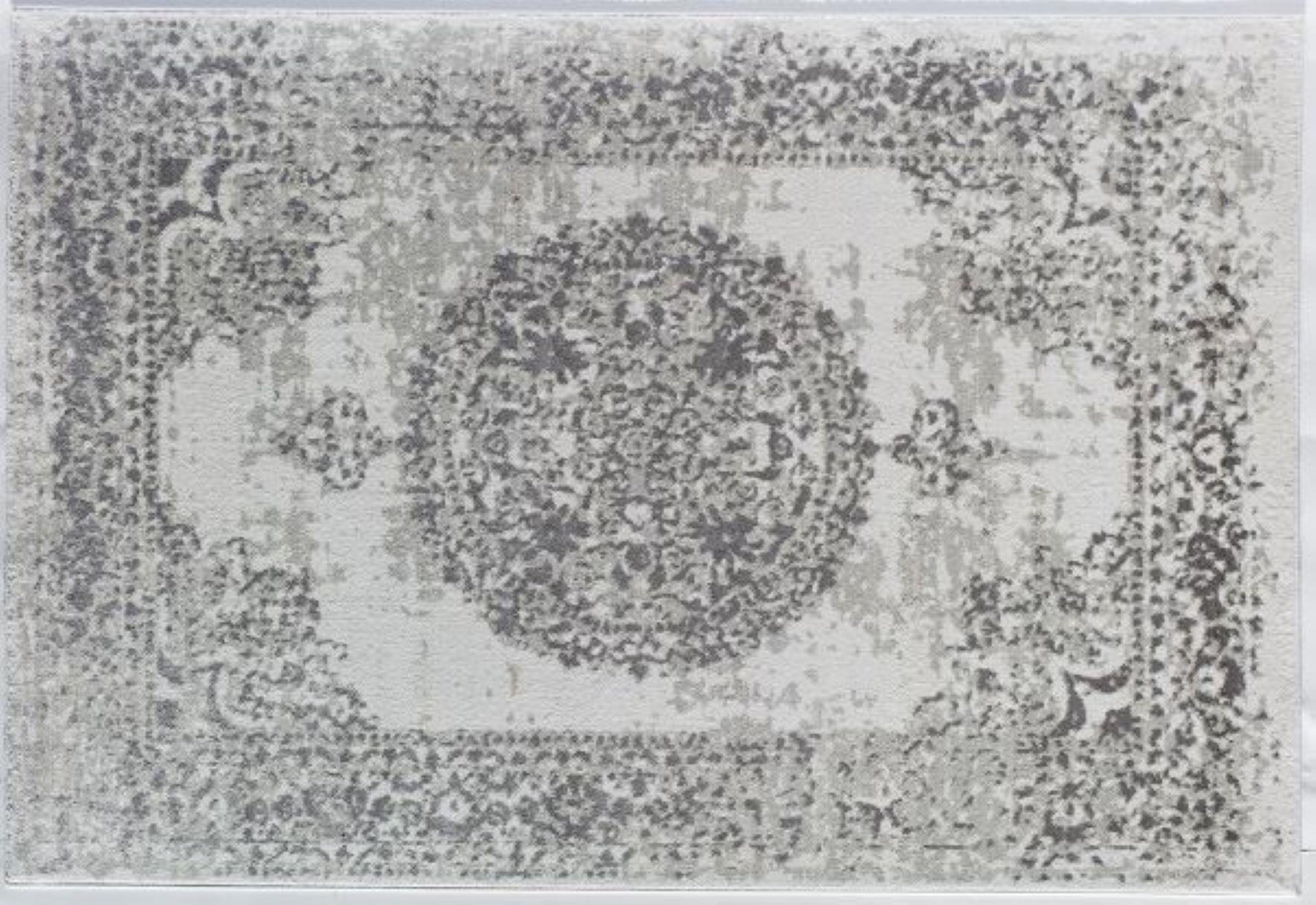 Little Seeds Serenity Emblem Rug Gray  8 x 10 - Gray