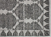 Little Seeds Magnolia Paisley Rug Charcoal 8 x 10 - Charcoal