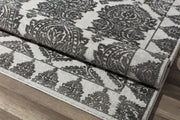 Little Seeds Magnolia Paisley Rug Charcoal 5 x 7 - Charcoal