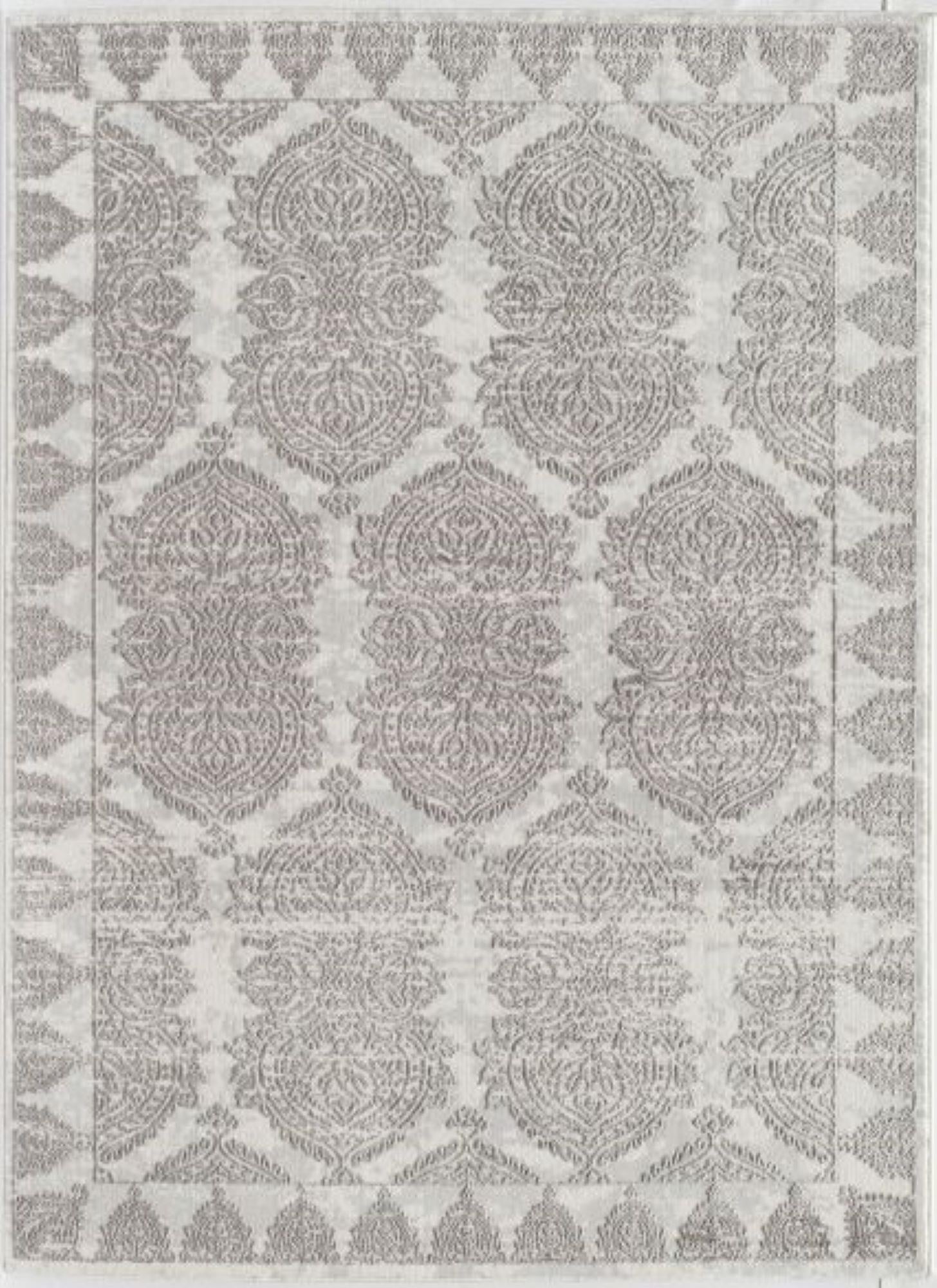 Little Seeds Magnolia Paisley Rug White8 x 10 - White