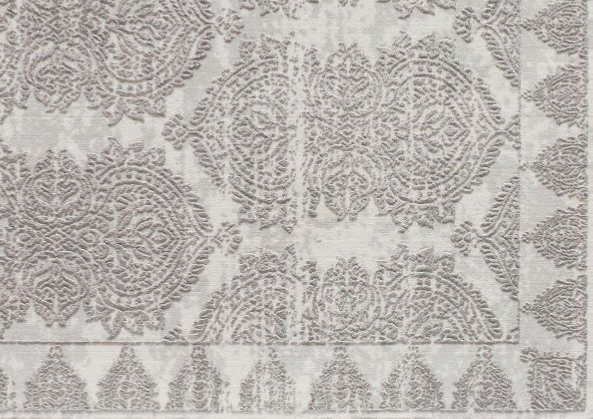Little Seeds Magnolia Paisley Rug White8 x 10 - White