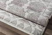 Little Seeds Magnolia Paisley Rug White 5 x 7 - White