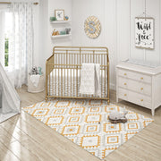 Little Seeds Serenity Ikat  Rug Rust  8 x 10 - Rustic