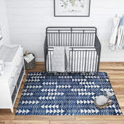 Little Seeds Serenity Archer Rug Navy 8 x 10 - Navy