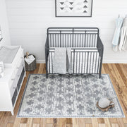 Little Seeds Serenity Impression Rug Gray 8 x 10 - Gray