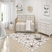 Little Seeds Mod Starstruck Rug White  8 x 10 - White
