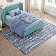 Little Seeds Serenity Archer Rug Light Blue 5 x 7 - Light Blue