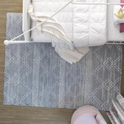 Little Seeds Serenity Vintage Rug Gray  8 x 10 - Gray