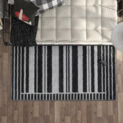 Little Seeds Serenity Latitude Rug Black 5 x 7 - Black
