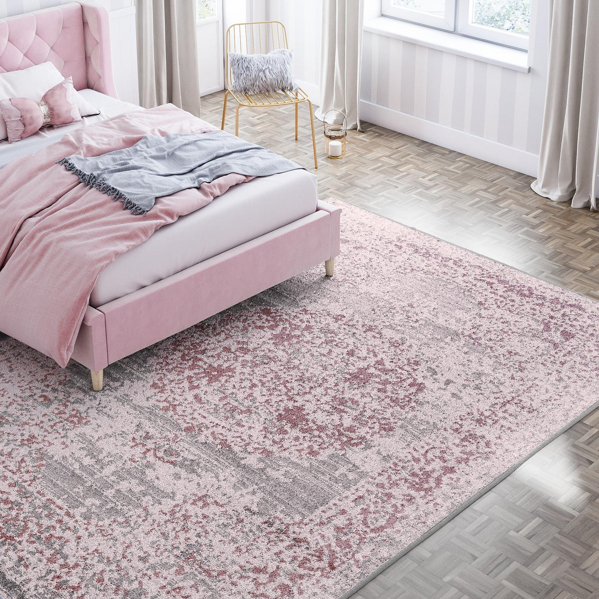 Little Seeds Serenity Emblem Rug Blush 8 x 10 - Blush