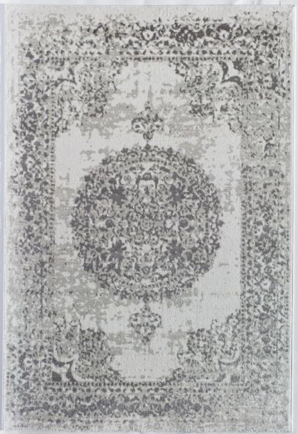 Little Seeds Serenity Emblem Rug Gray 5 x 7 - Gray