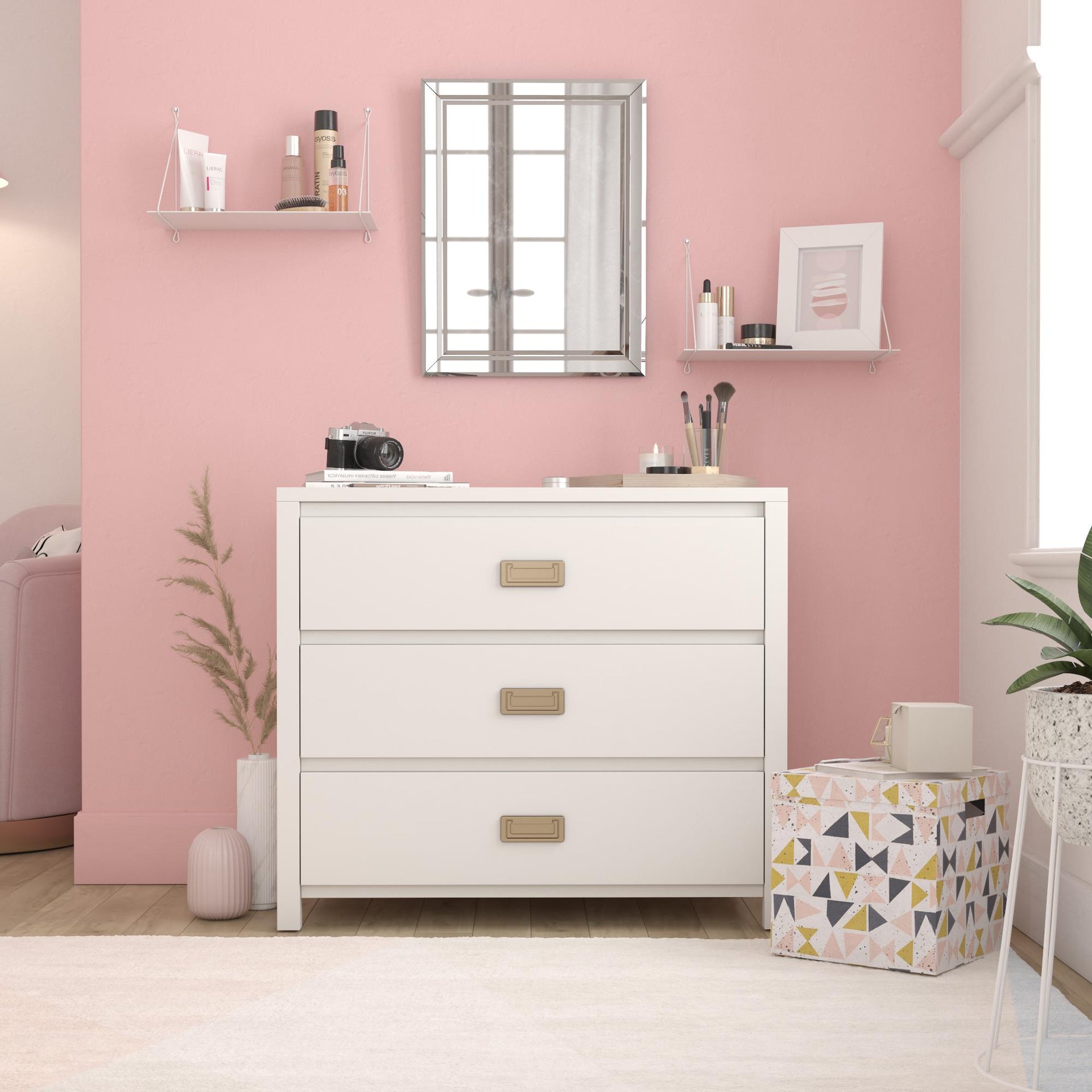 Monarch Hill Haven 3 Drawer Kids' Dresser - White