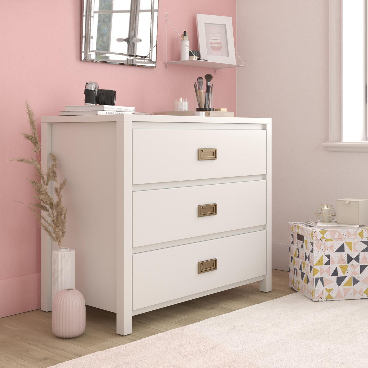 Monarch Hill Haven 3 Drawer Kids' Dresser - White