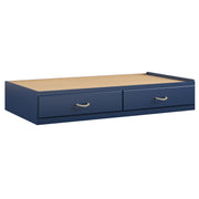 Sierra Ridge Mesa Twin Bed with Storage - Blue - Twin