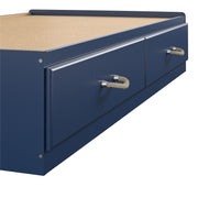 Sierra Ridge Mesa Twin Bed with Storage - Blue - Twin
