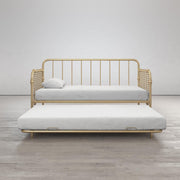 Little Seeds Monarch Hill Wren Metal Daybed with Trundle - Gold - Twin