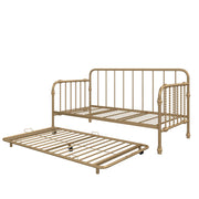 Little Seeds Monarch Hill Wren Metal Daybed with Trundle - Gold - Twin