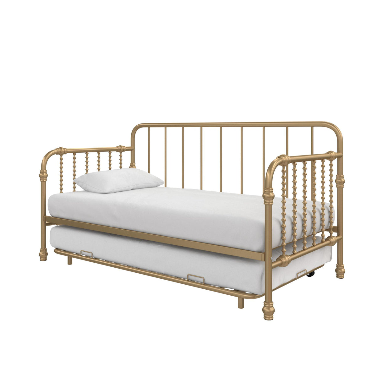Little Seeds Monarch Hill Wren Metal Daybed with Trundle - Gold - Twin