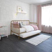 Little Seeds Monarch Hill Wren Metal Daybed with Trundle - Gold - Twin