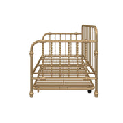 Little Seeds Monarch Hill Wren Metal Daybed with Trundle - Gold - Twin