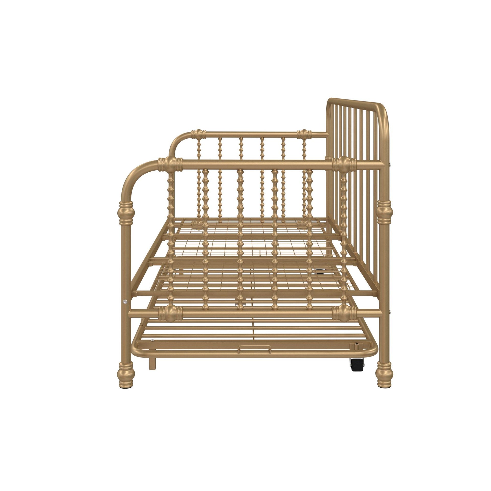 Little Seeds Monarch Hill Wren Metal Daybed with Trundle - Gold - Twin