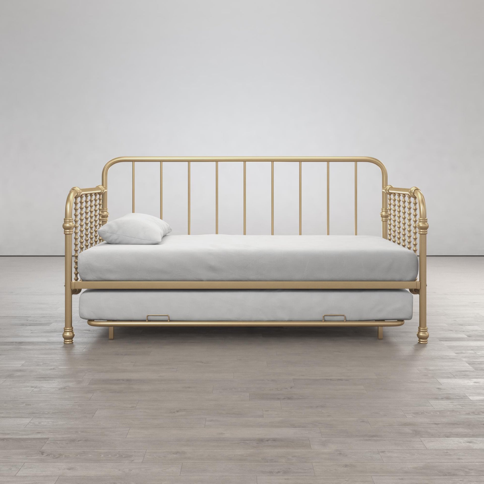 Little Seeds Monarch Hill Wren Metal Daybed with Trundle - Gold - Twin