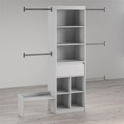 Grow with Me Grey Adjustable Kids' Closet Organizer System - Dove Gray