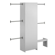 Grow with Me Grey Adjustable Kids' Closet Organizer System - Dove Gray