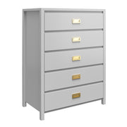 Monarch Hill Haven 5 Drawer Kids' Dresser - Dove Gray