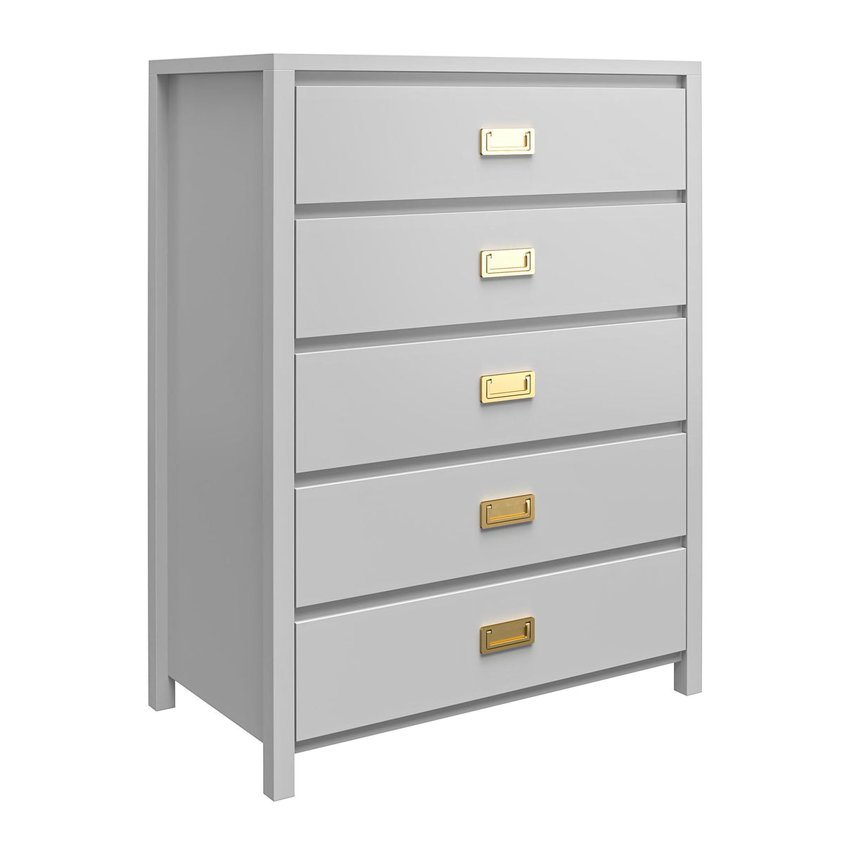 Monarch Hill Haven 5 Drawer Kids' Dresser - Dove Gray