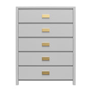 Monarch Hill Haven 5 Drawer Kids' Dresser - Dove Gray