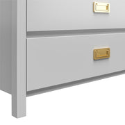 Monarch Hill Haven 5 Drawer Kids' Dresser - Dove Gray