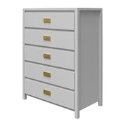 Monarch Hill Haven 5 Drawer Kids' Dresser - Dove Gray