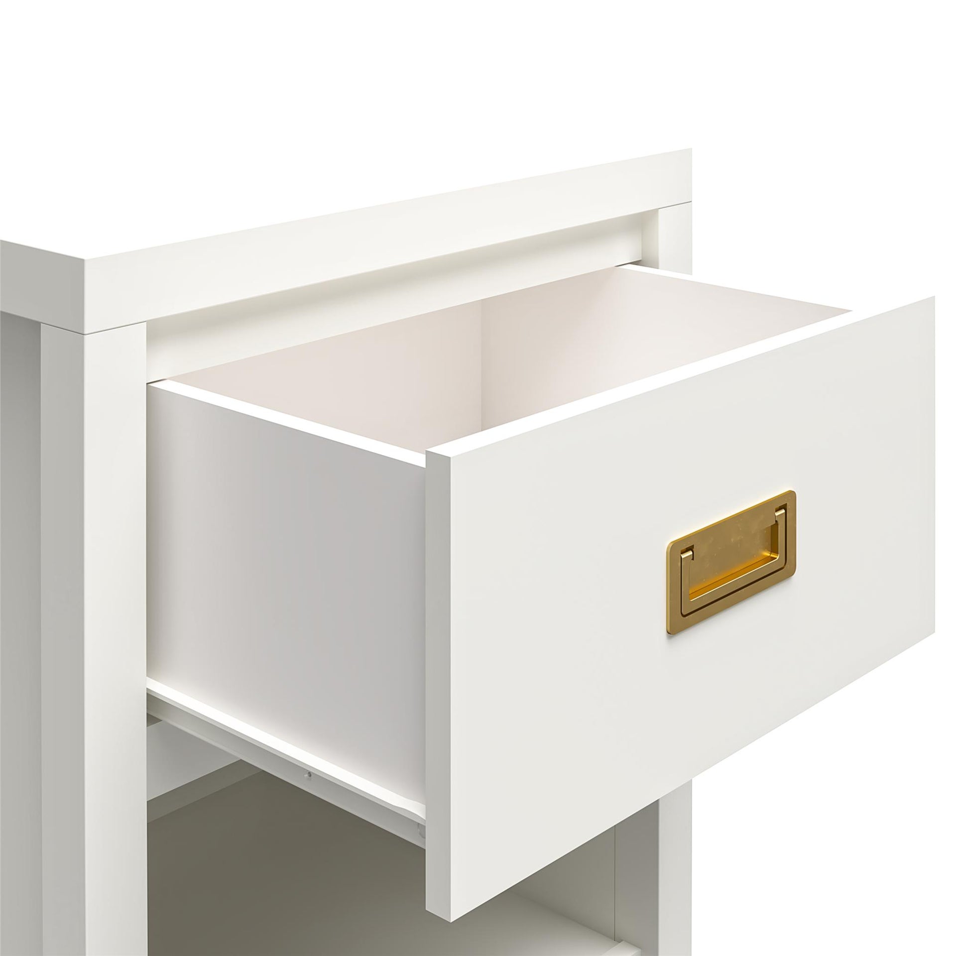 Monarch Hill Haven Kids' 1 Drawer Nightstand - White