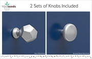 Monarch Hill Poppy Nightstand with 2 Sets of Knobs - Blue