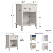Monarch Hill Poppy Nightstand - Gray